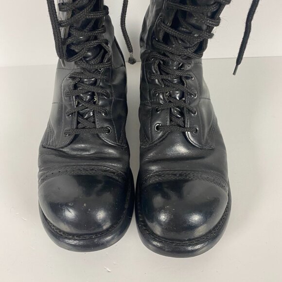 Men's Black Leather Boots - Picture 10 of 13